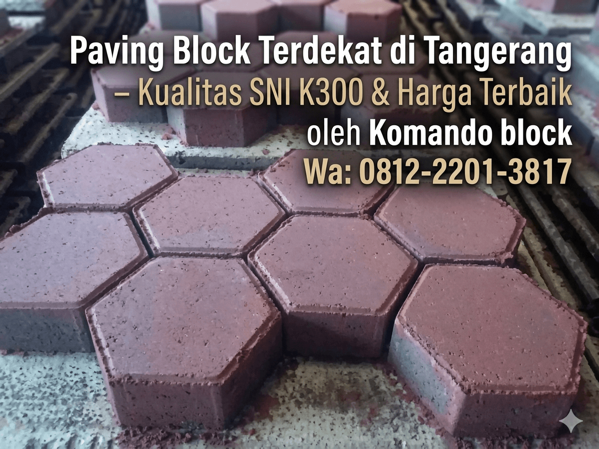 Harga paving segi enam per biji