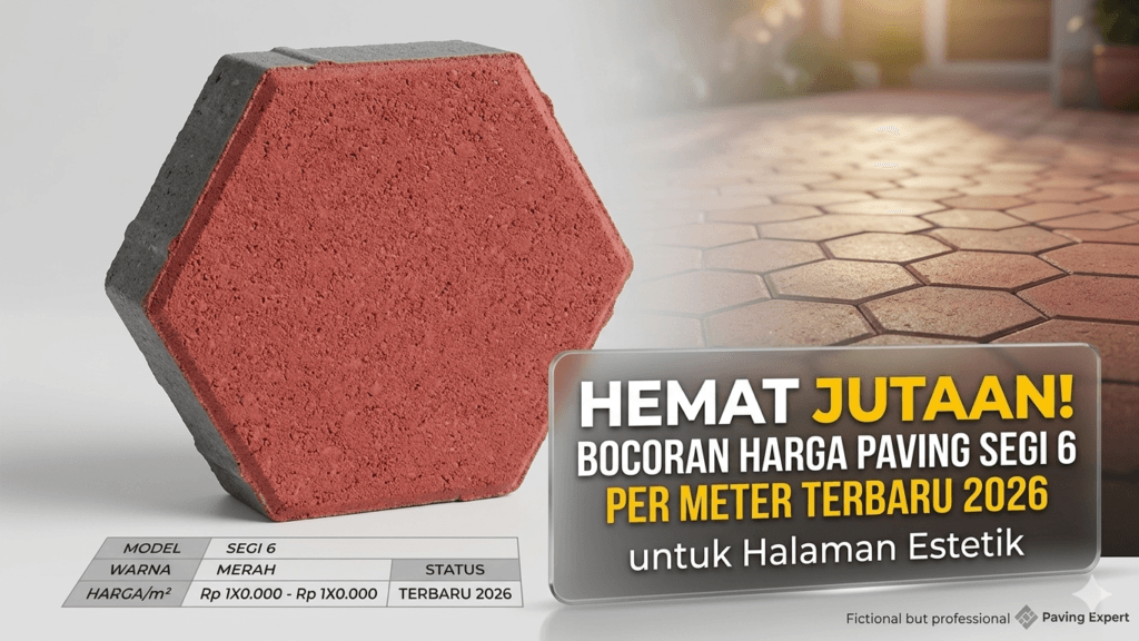 Harga paving segi enam per biji 