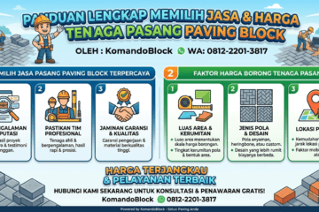 Harga borong tenaga pasang paving block
