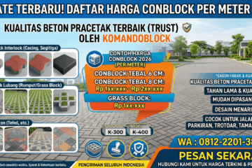 harga conblock per meter